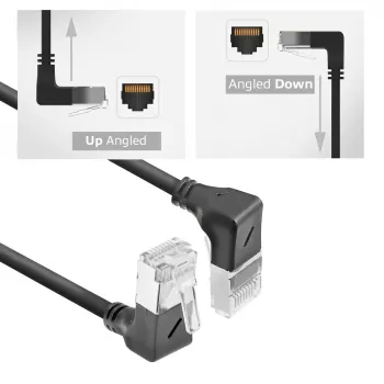 Tīkla kabelis ACT DA7903 Cat6a U/FTP (STP) melns, 3 m, RJ-45 uz RJ-45, zeltīti kontakti