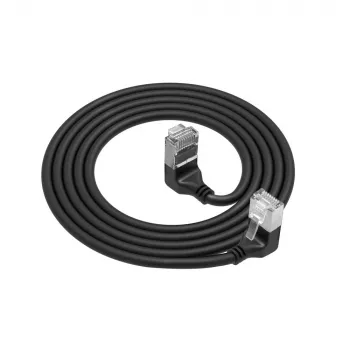 ACT Cat6a U/FTP (STP) tīkla kabelis DA7905, 5 m, RJ-45–RJ-45, melns