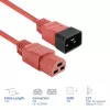 Strāvas vads ACT C20–C21 IEC60320, sarkans, 1,5 m, 250 V 16 A