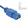 Strāvas vads ACT C20–C21 IEC60320 zils 16A 250V 2,5m