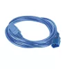 Strāvas vads ACT C14 uz C21 IEC60320 zils 2 m, 250 V 10 A