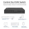 KVM slēdzis ACT 2-portu USB-C/HDMI 4K@60Hz AC7922 ar USB tastatūru/peli, HDMI video, 100W PD