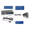 KVM slēdzis ACT 2-portu USB-C/HDMI 4K@60Hz AC7922 ar USB tastatūru/peli, HDMI video, 100W PD