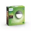 Āra sienas gaismeklis Philips myGarden Capricorn 5,5W LED antracīta krāsā, alumīnija korpuss, fiksēta spuldze, 214×78×214 mm