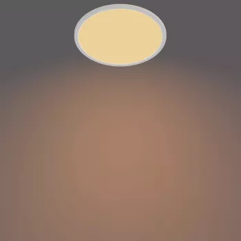 Griestu gaismeklis Philips Functional Super plāns 18 W LED, apaļš, balts, nenomaināms spuldzes modulis, 220–240 V