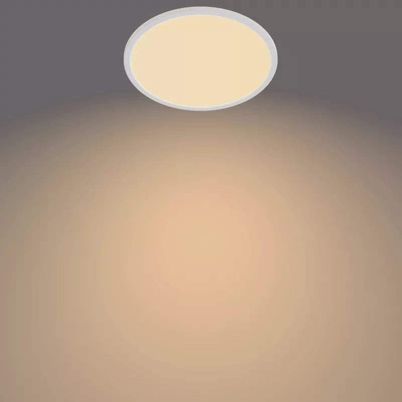 Griestu gaismeklis Philips Functional Super plāns 18 W LED, apaļš, balts, nenomaināms spuldzes modulis, 220–240 V