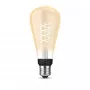 Viedā spuldze Philips 1 gab. ST72 E27 Filament Edison Bluetooth Zigbee