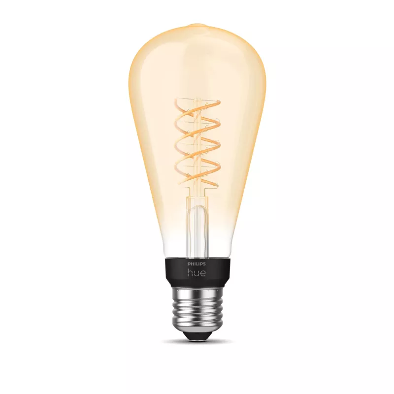Viedā spuldze Philips 1 gab. ST72 E27 Filament Edison Bluetooth Zigbee