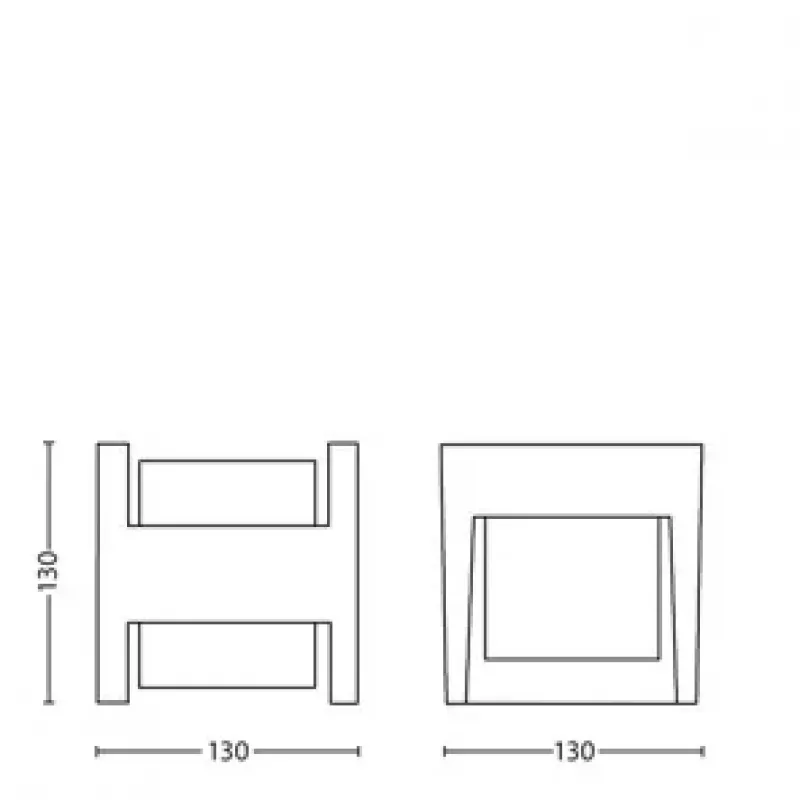 Āra sienas gaismeklis Signify Philips Arbour Wall Light 3.8 W LED antracīts