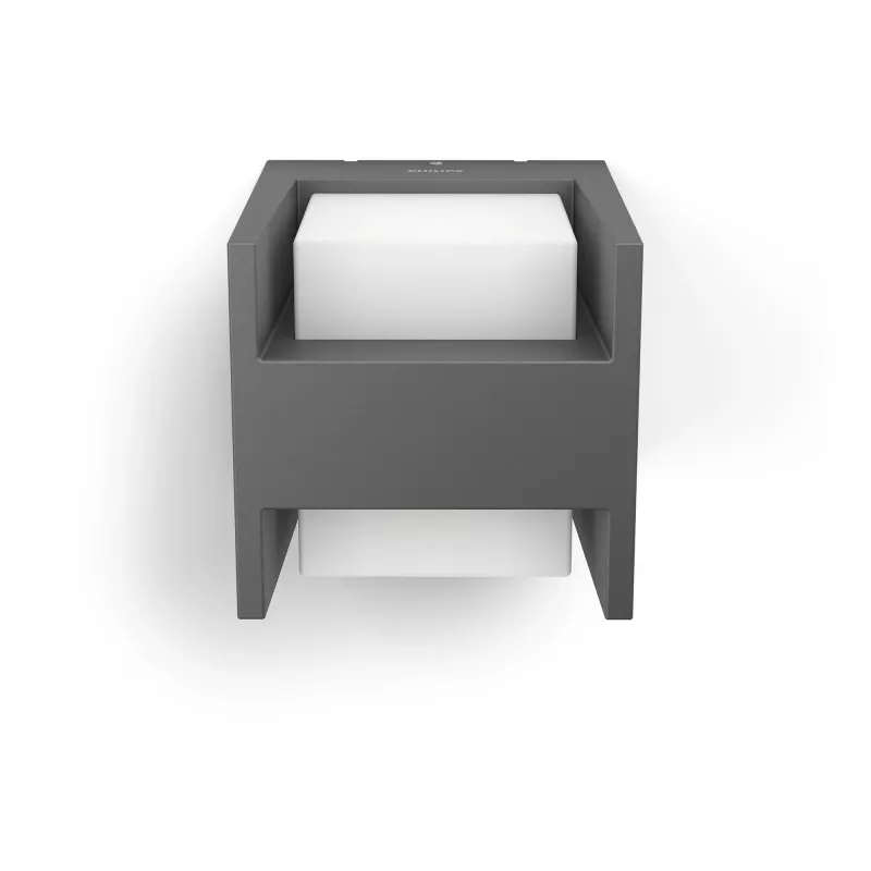 Āra sienas gaismeklis Signify Philips Arbour Wall Light 3.8 W LED antracīts