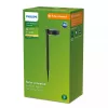 Philips Vynce staba/celiņa gaismeklis 1,5 W, āra staba/stabu apgaismojums, melns, plastmasa, IP44, terase, dārzs, III