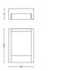 Āra sienas gaismeklis Signify Philips Arbour 3,8 W LED antracīts, 220–240 V, 1 spuldzei