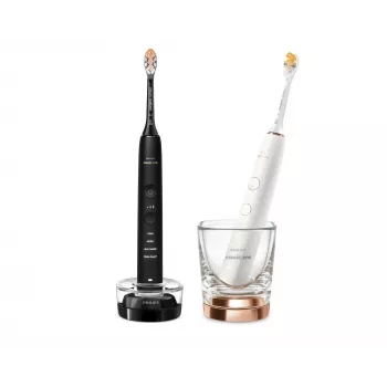 Philips Sonicare DiamondClean HX9914/69 elektriskā zobu birste Pieaugušo Sonic zobu birste Melna, Zelts, Roze
