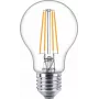 Philips Filament Bulb Clear 60 W A60 E27 x3, 7 W, 60 W, E27, 806 lm, 15000 h, silti balta