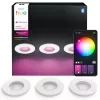 Philips Hue White and colour ambience trīsgaismekļu komplekts Xamento iebūvējamais prožektors