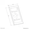 Planšetdatora korpuss Neomounts WL15-603BL1 — bloķējams universāls korpuss 14,6 collu (37,1 cm) planšetdatoriem, melnā krāsā
