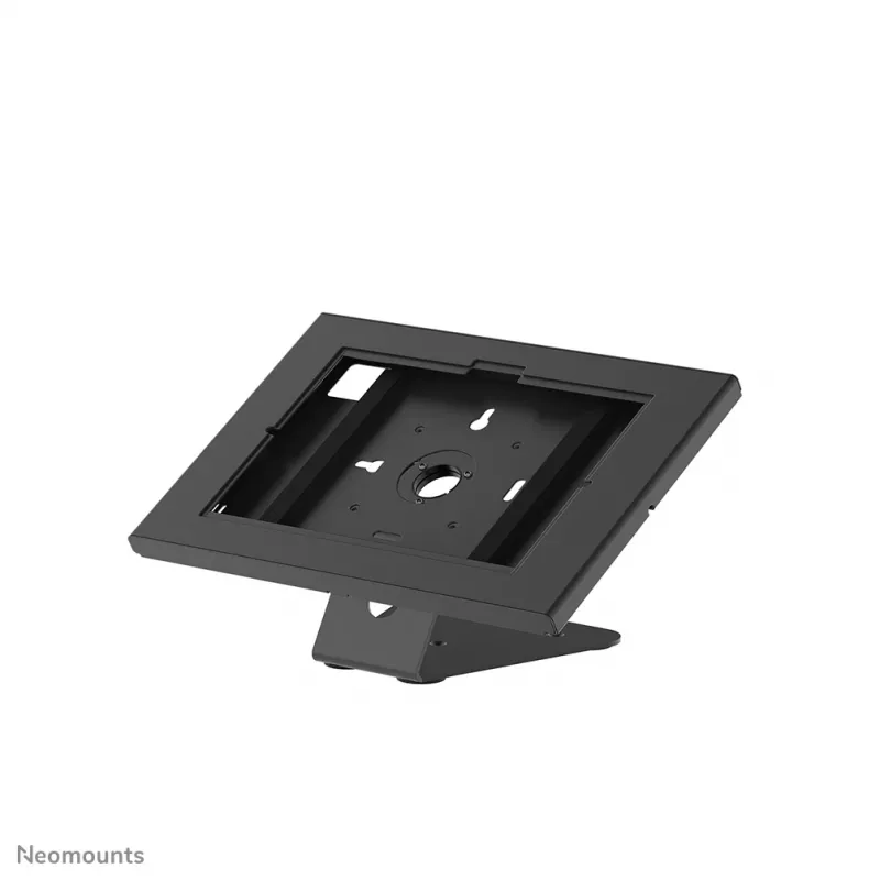 Planšetdatora statīvs (galda un sienas) Neomounts DS15-629BL1 – bloķējams, universāls, iztur līdz 3 kg, melns