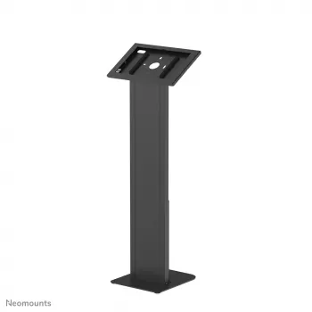 Planšetdatora grīdas statīvs Neomounts FL15-628BL1 — universāls, bloķējams, maks. slodze 3 kg, melns