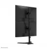 Neomounts dubultā monitora statīvs DS45-600BL2V 2 displejiem 10–32 collas, VESA 75x75–100x100, maks. slodze 9 kg, brīvi stāvošs, melns