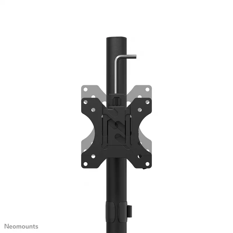 Neomounts dubultā monitora statīvs DS45-600BL2V 2 displejiem 10–32 collas, VESA 75x75–100x100, maks. slodze 9 kg, brīvi stāvošs, melns