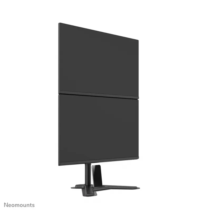 Neomounts dubultā monitora statīvs DS45-600BL2V 2 displejiem 10–32 collas, VESA 75x75–100x100, maks. slodze 9 kg, brīvi stāvošs, melns