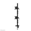 Neomounts DS60-600BL2V dubultais monitora kronšteins 10-32 collas, skava/caurlaides stiprinājums, 9 kg, 25,4 cm (10 collas), 81,3 cm (32 collas), 100 x 100 mm, melns