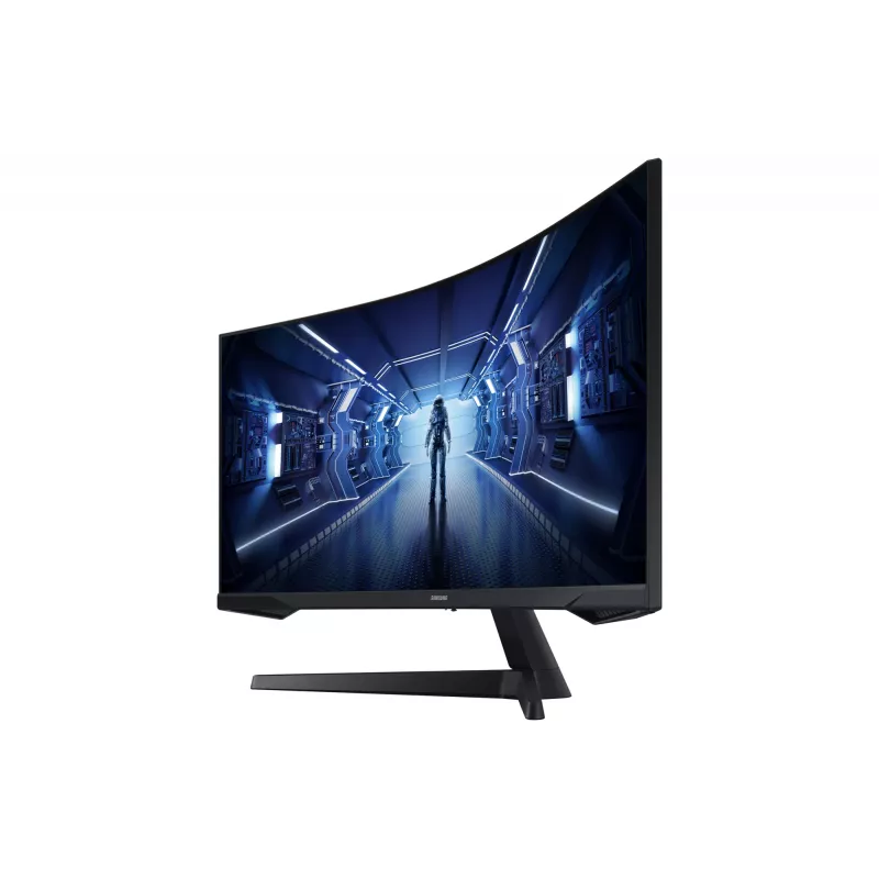 Samsung G55T datora monitors 86.4 cm (34 collas) 3440 x 1440 pikseļi UltraWide Quad HD LED melns