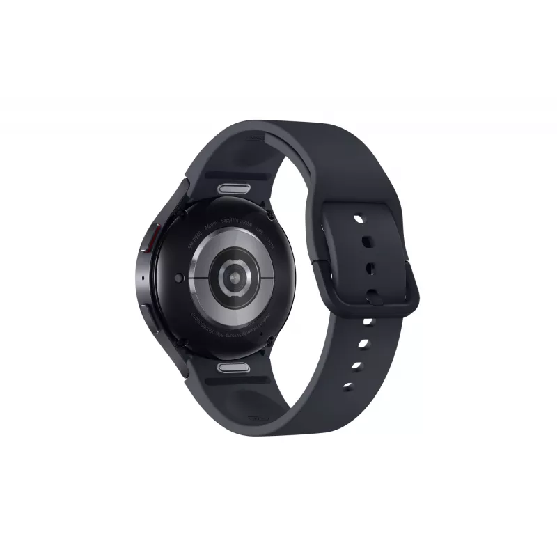 Samsung Galaxy Watch6 44 mm, grafīta, 425 mAh, skārienjūtīgs, alumīnija korpuss, Bluetooth, 50 m ūdensizturīgs