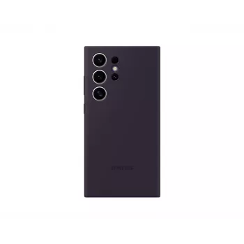 Vāciņš Samsung Galaxy S24 Ultra silikona maciņš tumši violets