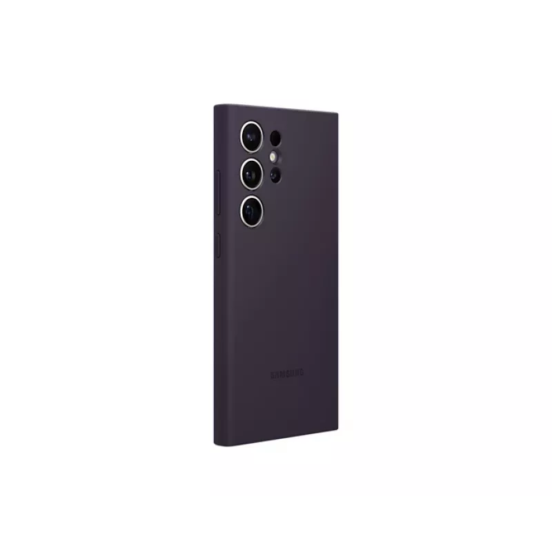 Vāciņš Samsung Galaxy S24 Ultra silikona maciņš tumši violets