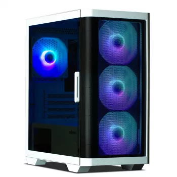 Zalman M4 balta datora korpuss Mini Tornis Melns, Balts