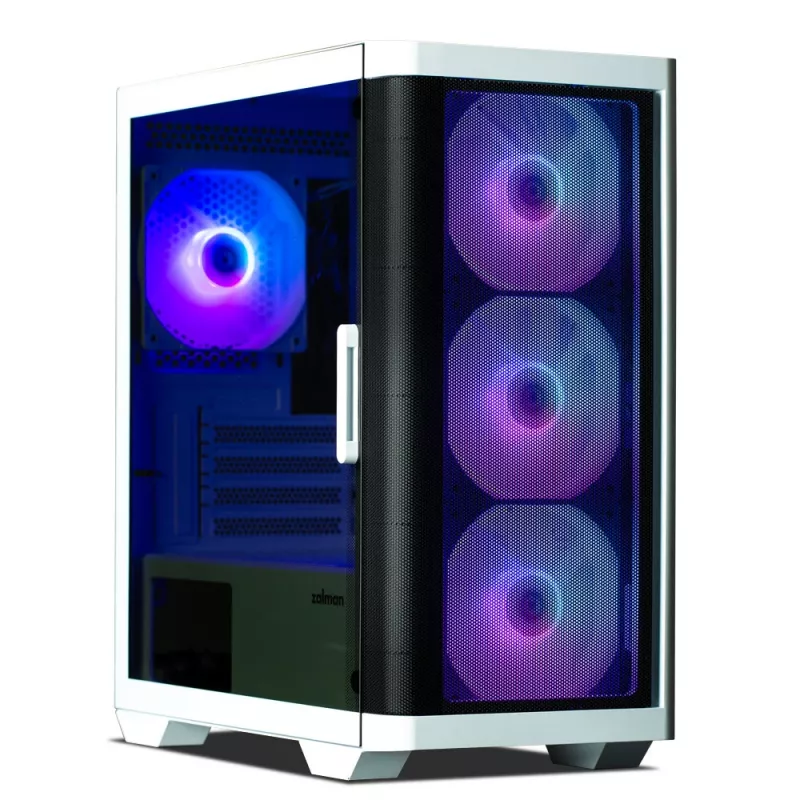 Zalman M4 balta datora korpuss Mini Tornis Melns, Balts