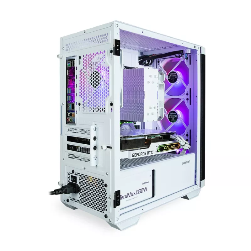 Zalman M4 balta datora korpuss Mini Tornis Melns, Balts