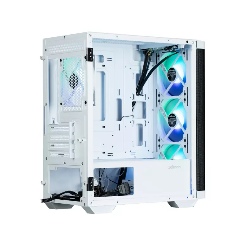 Zalman M4 balta datora korpuss Mini Tornis Melns, Balts