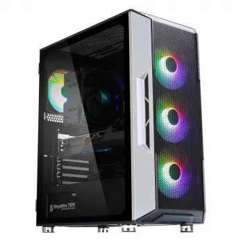 Zalman I3 Neo ATX Mid Tower PC Case Mesh front for efficient cooling Pre-installed fan 3. Midi Tower, PC, Melns