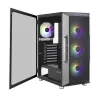 Zalman I3 Neo ATX Mid Tower PC Case Mesh front for efficient cooling Pre-installed fan 3. Midi Tower, PC, Melns