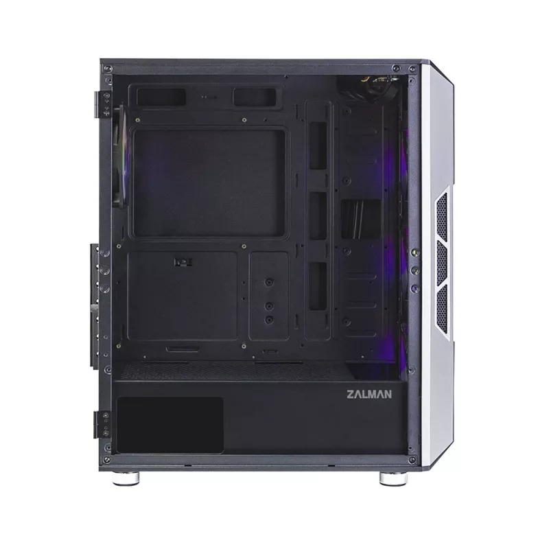 Zalman I3 Neo ATX Mid Tower PC Case Mesh front for efficient cooling Pre-installed fan 3. Midi Tower, PC, Melns