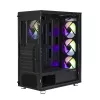 Zalman I3 Neo ATX Mid Tower PC Case Mesh front for efficient cooling Pre-installed fan 3. Midi Tower, PC, Melns