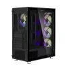 Zalman I3 Neo ATX Mid Tower PC Case Mesh front for efficient cooling Pre-installed fan 3. Midi Tower, PC, Melns