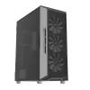 Zalman I3 Neo ATX Mid Tower PC Case Mesh front for efficient cooling Pre-installed fan 3. Midi Tower, PC, Melns