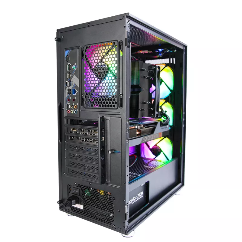 Zalman I3 Neo ATX Mid Tower PC Case Mesh front for efficient cooling Pre-installed fan 3. Midi Tower, PC, Melns