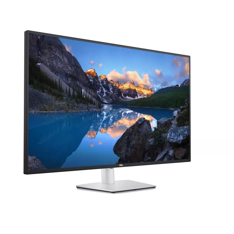 DELL UltraSharp U4323QE datora monitors 109,2 cm (43 collas) 3840 x 2160 pikseļi 4K Ultra HD LCD sudraba krāsā