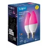TP-Link Tapo L430C viedā spuldze, 2 gab., daudzkrāsu, E14