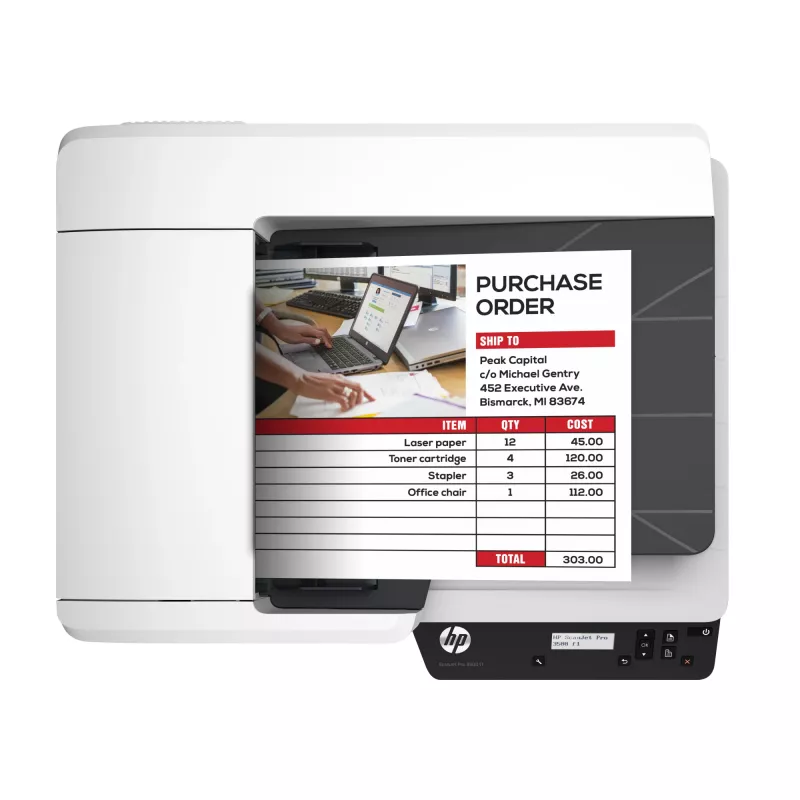 HP Scanjet Pro 3500 f1 plakanvirsmas un ADF skeneris 1200 x 1200 DPI A4 pelēks