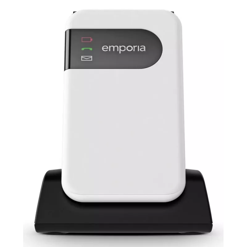 Emporia SIMPLICITYglam.4G 7,11 cm (2,8 collu) 106 g balts seniors tālrunis