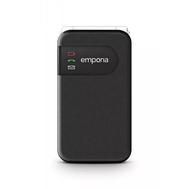Emporia SIMPLICITYglam.4G 7.11 cm (2.8 inch) 106 g Melns Senioru tālrunis