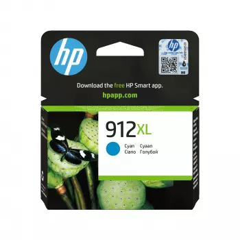 HP 912XL High Yield ciāna Oriģināls tintes kasetne, ciāna, 1 gab., 700 lappuses