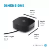 HP USB-C dokstacija G5, vadu, USB 3.2 Gen 1 Type-C, melna, 100 W