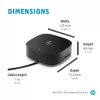 HP USB-C dokstacija G5, vadu, USB 3.2 Gen 1 Type-C, melna, 100 W