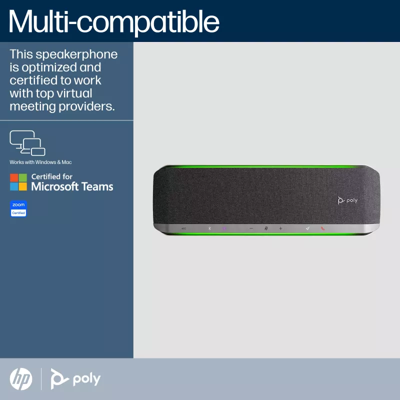 HP Poly Sync 60 Microsoft Teams sertificēts skaļrunis-tālrunis